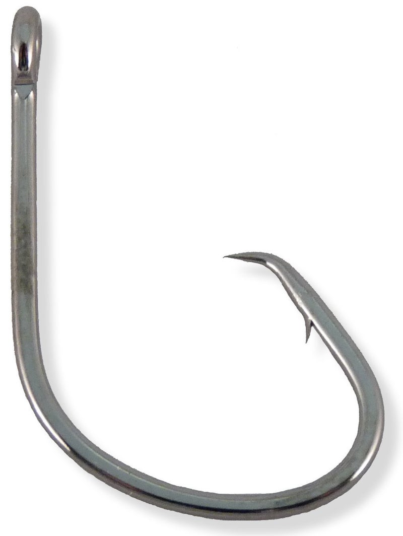 Owner American Owner 5314 Mutu Light Circle Black Chrome Hook Bulk Pack, 7/0 (17 per Pack)